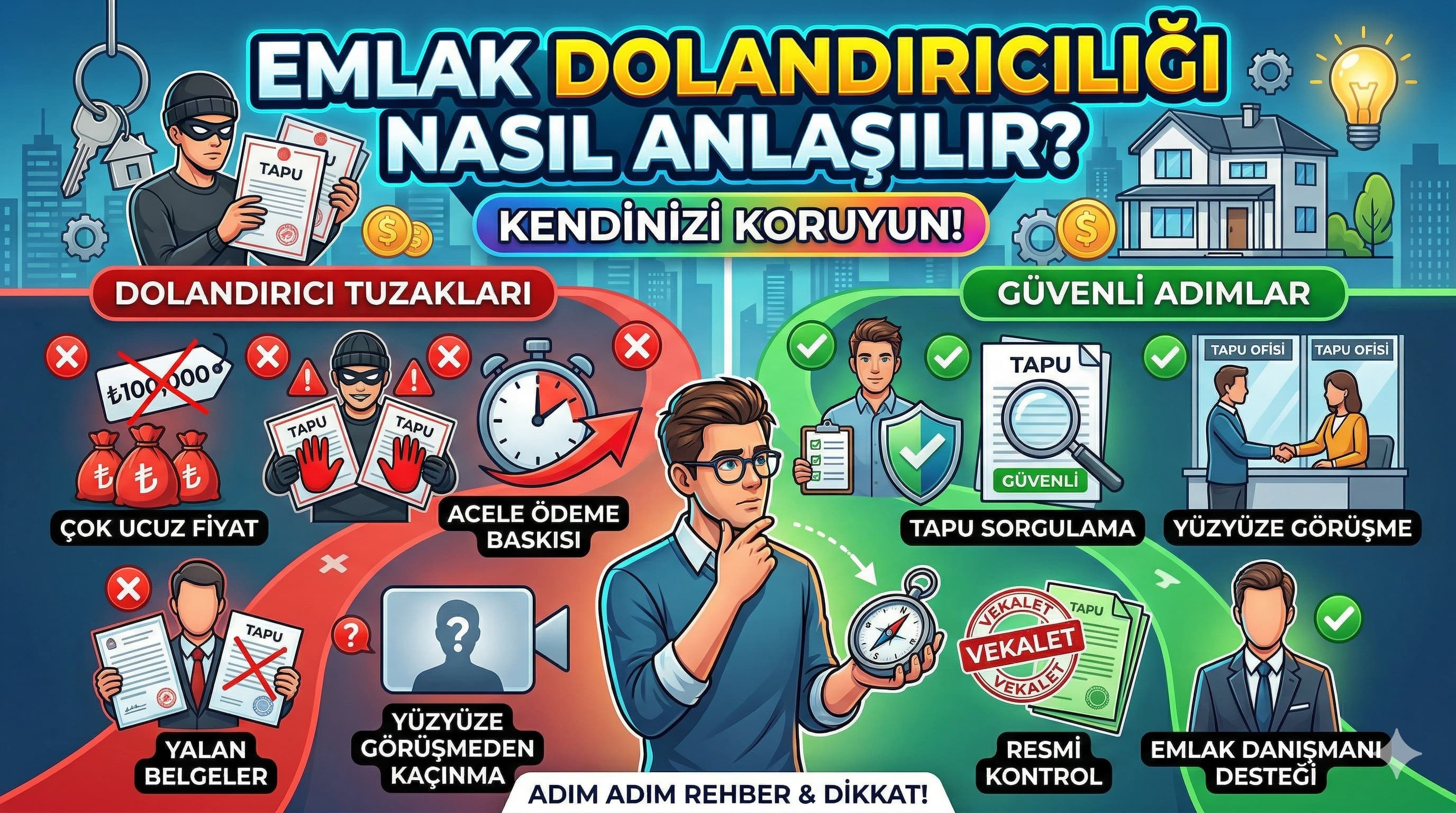 Emlak Dolandırıcılığı Nasıl Anlaşılır? Kendinizi Koruyun