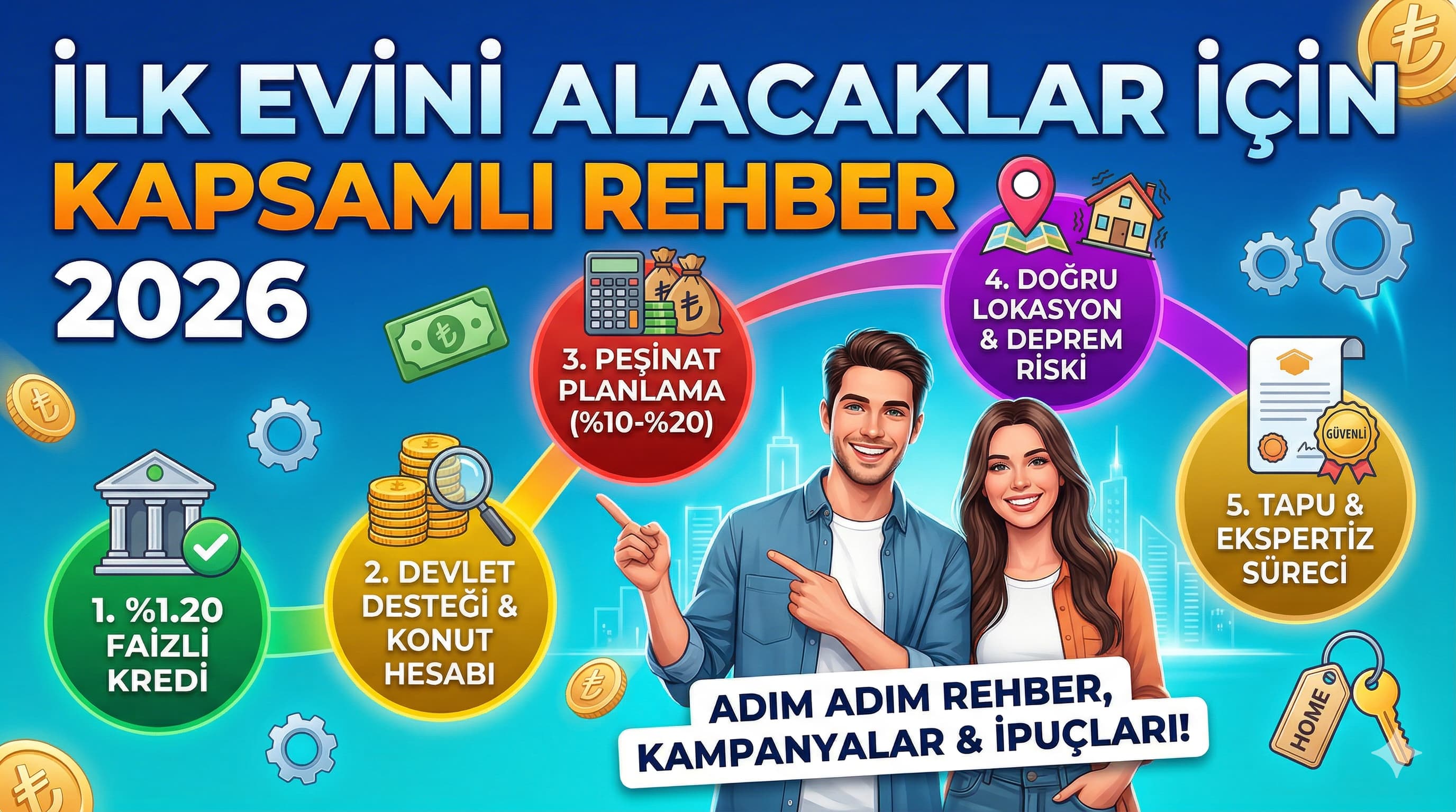 İlk Evini Alacaklar İçin Kapsamlı Rehber 2026