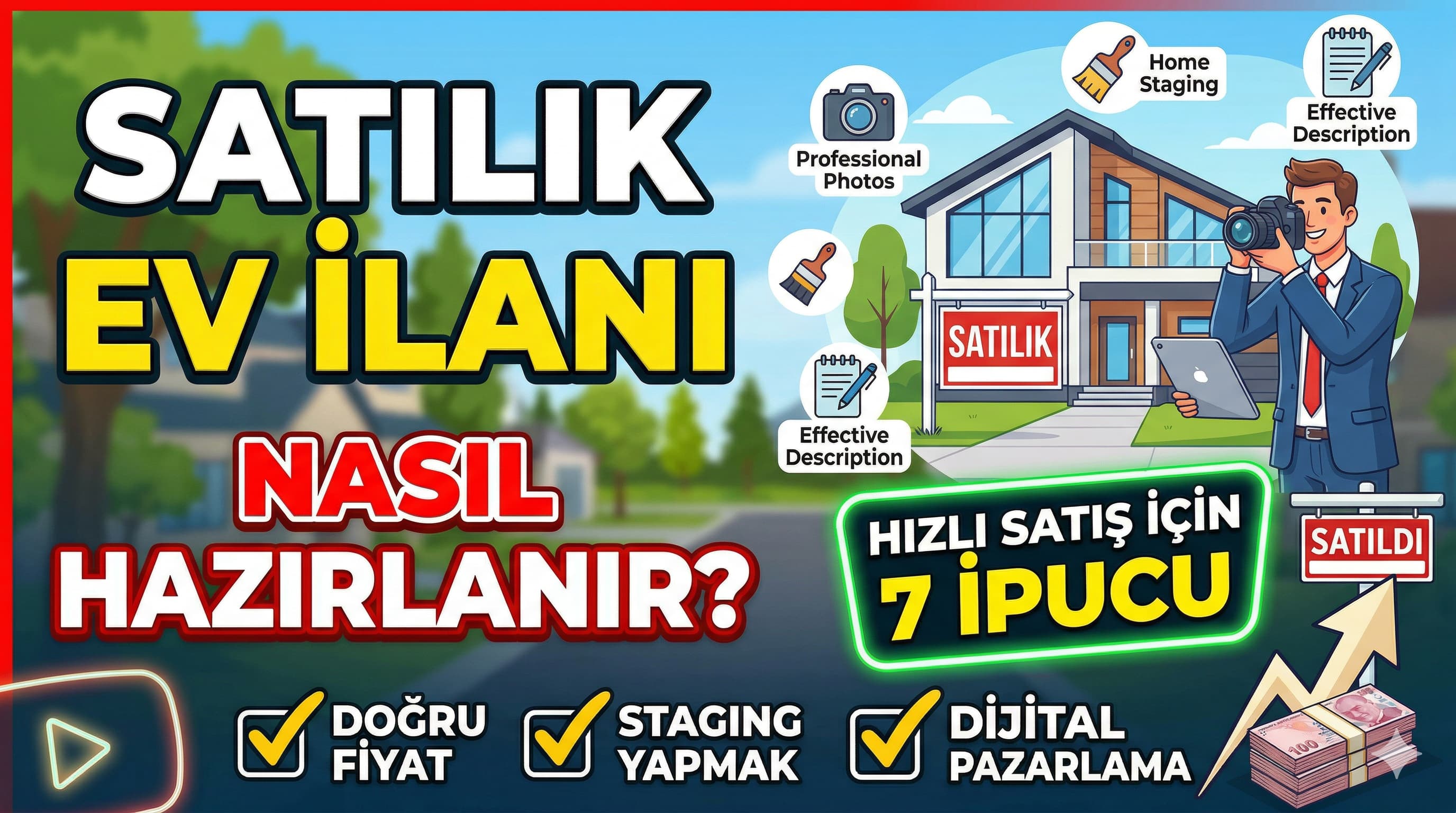 Satılık Ev İlanı Nasıl Hazırlanır? Hızlı Satış İçin İpuçları
