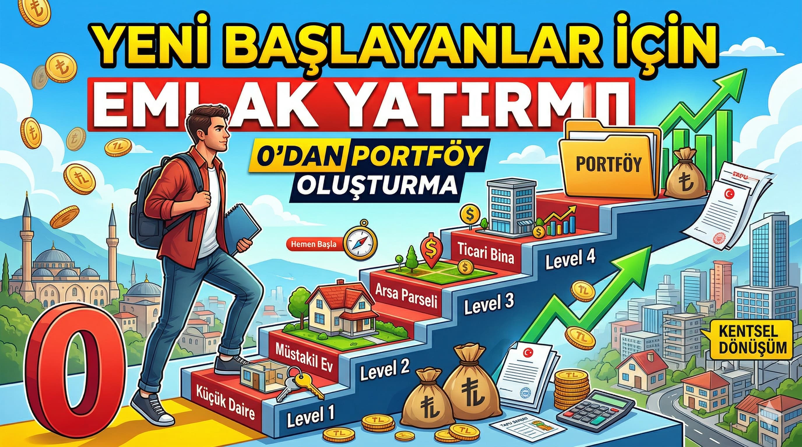 Yeni Başlayanlar İçin Emlak Yatırımı: 0'dan Portföy Oluşturma