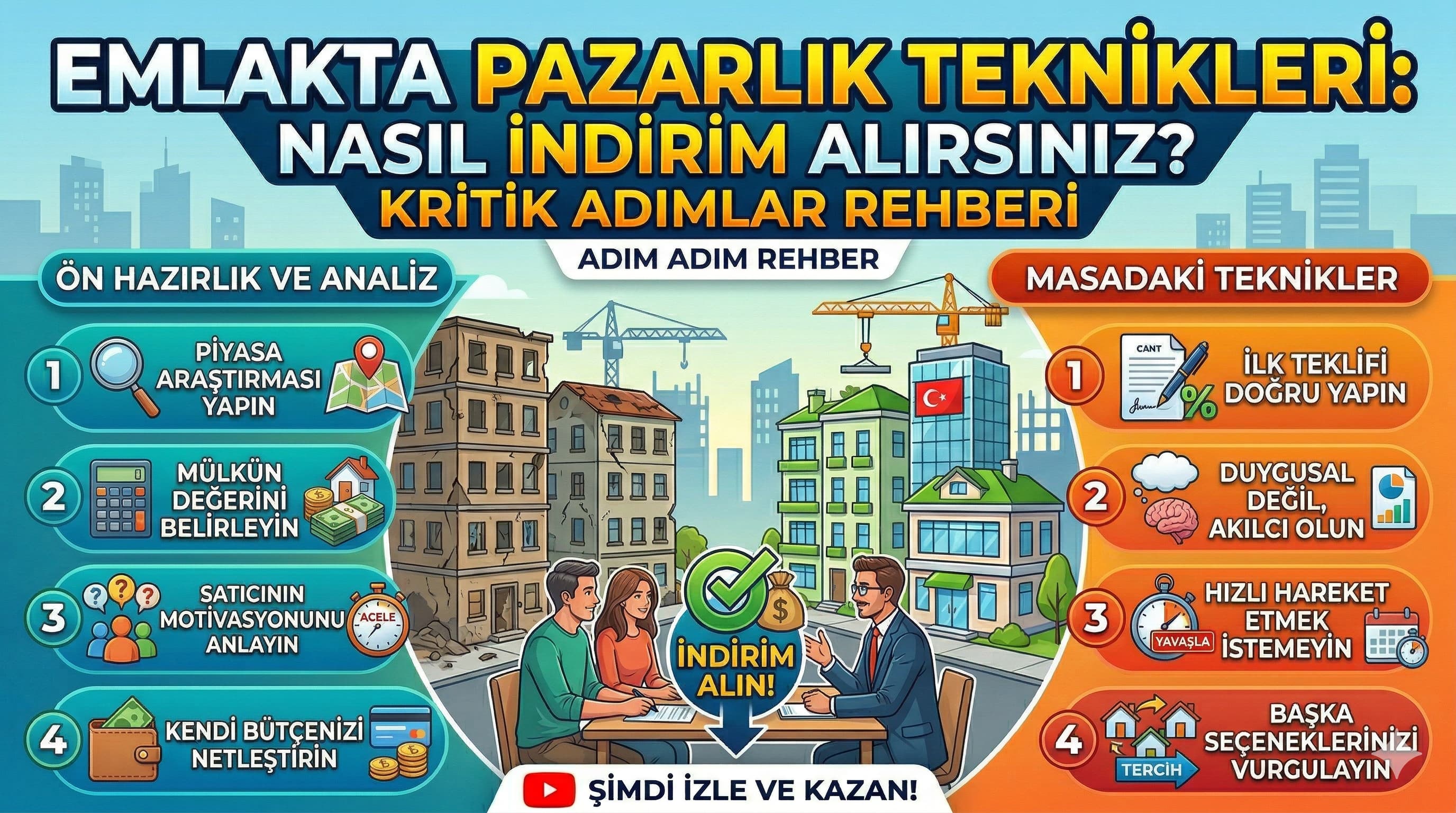 Emlakta Pazarlık Teknikleri: Nasıl İndirim Alırsınız?