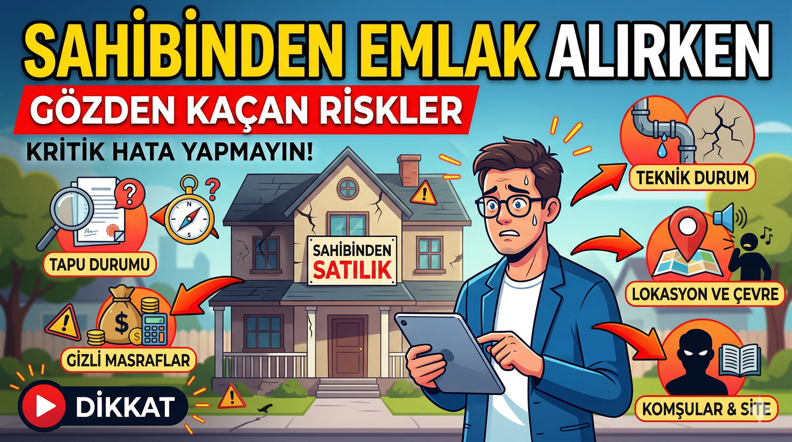 Sahibinden Emlak Alırken Gözden Kaçan Riskler