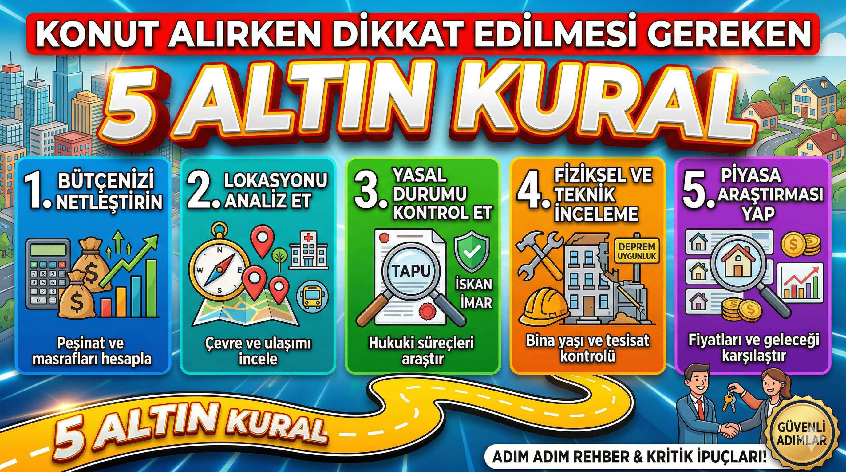 Konut Alirken Dikkat Edilmesi Gereken 5 Altin Kural